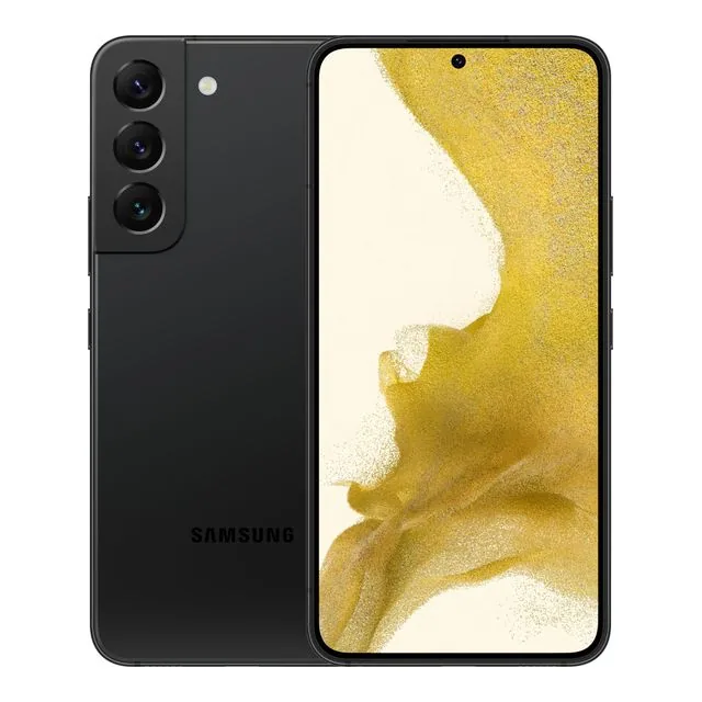 Galaxy S22 · 128 GB · Phantom Black — Manufacturer image of the model; not a photograph of the unit on offer.