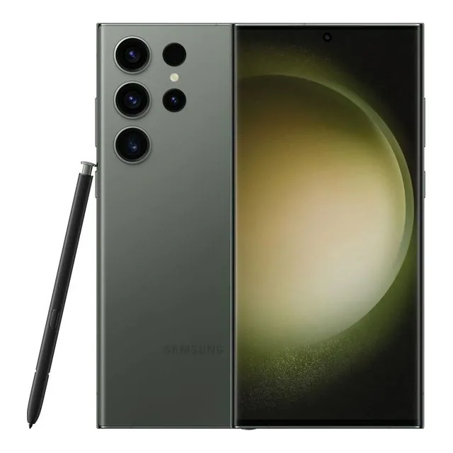 Galaxy S23 Ultra · 256 GB · Green — Manufacturer image of the model; not a photograph of the unit on offer.